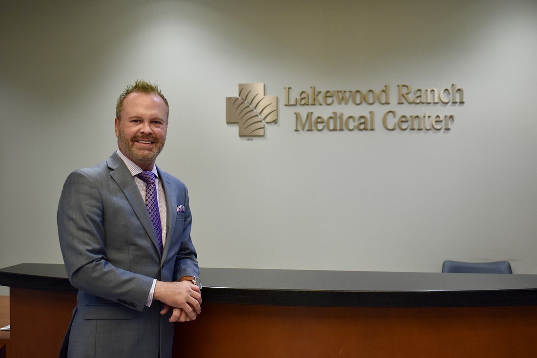 Rob Anderson is the new chief executive officer of the Lakewood Ranch Medical Center.