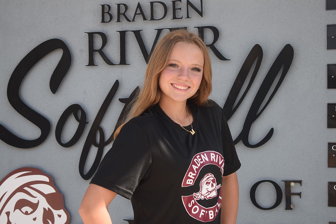 Braden River freshman Maddie Kasch has proved to be a team leader in the box score and the dugout in her debut season with the varsity softball team.