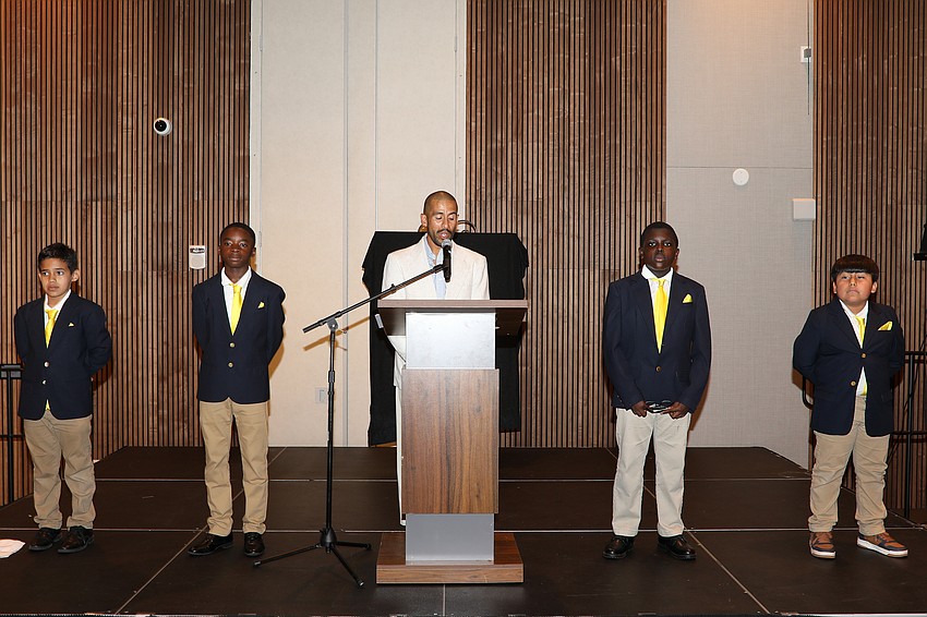 Melkis Ruiz, Sammy Louis-Gene, Diego Velasco, Feinley Louidor and James Carrizo