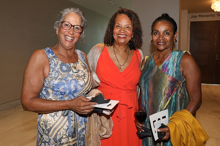 Sharon Graham, Marilyn Thompson and Charmaine Downie