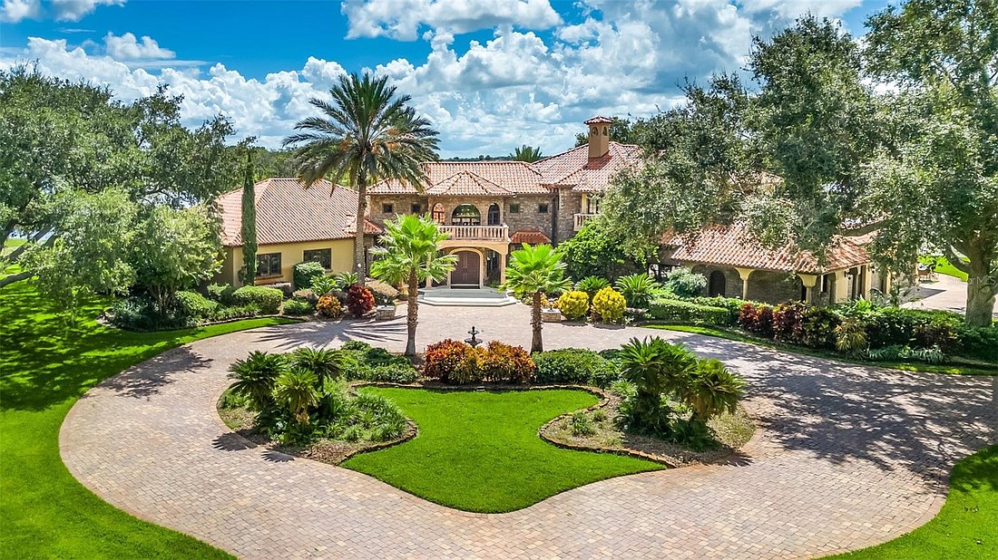 The home at 13352 Lago Vista Drive, Winter Garden, Lake County, sold April 25, for $3,133,000. This gated European-style custom home sits on more than five acres on Johns Lake, with more than 1,200 feet of lake frontage. The sellers were represented by Brianna Lindauer, Realnet Florida Real Estate.