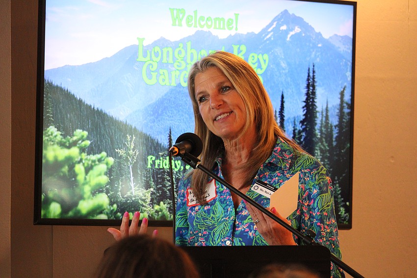 Mari Jo Hanson, principal at St. Martha Catholic School, explains how the school garden teaches students science hands-on and motivates them to eat more vegetables.
