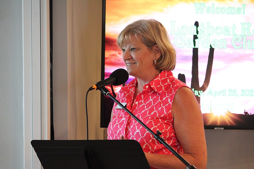 Longboat Key Garden Club President Melanie Dale starts a new term after getting re-elected on Arbor Day.