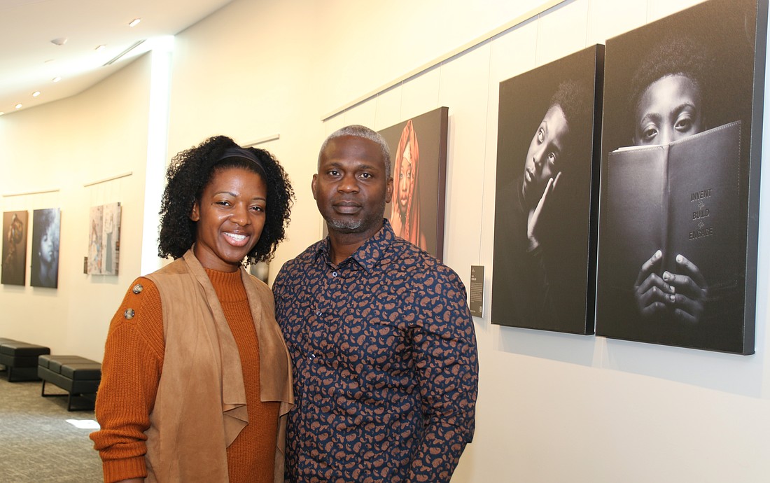 The husband-and-wife duo behind Cultuvue: LaToya Carey, president of the nonprofit, and James Carey, photographer and artist. Photo by Jarleene Almenas