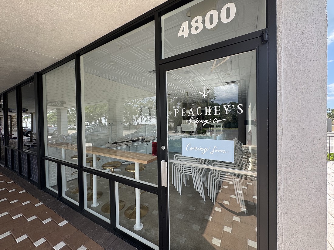 Peachey's Baking Co. is at 4800 S. Tamiami Trail in Sarasota. It is located in the Landings shopping center.