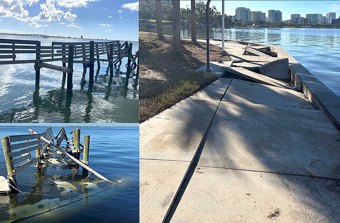 The damage to Whitaker Gateway Park from hurricanes Helene and Milton is estimated at $1.5 million.