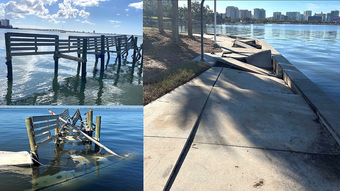 The damage to Whitaker Gateway Park from hurricanes Helene and Milton is estimated at $1.5 million.