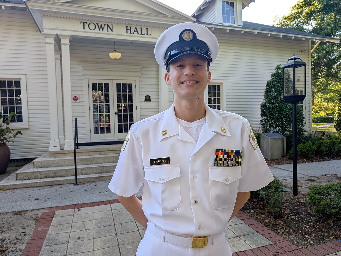 Devin Fairchild was promoted to chief petty officer in the U.S. Naval Sea Cadets.