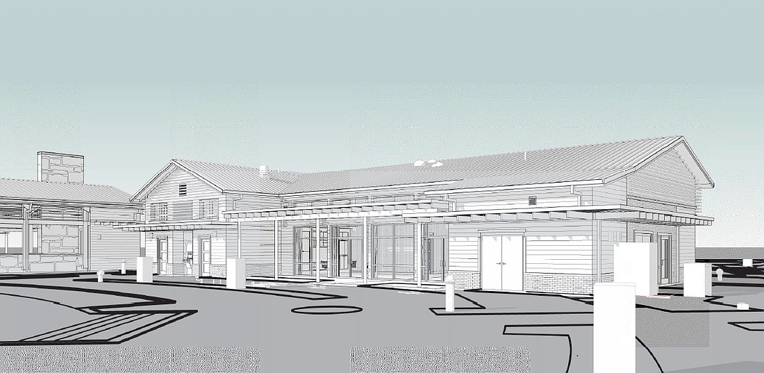 A rendering of the everRange welcome center.