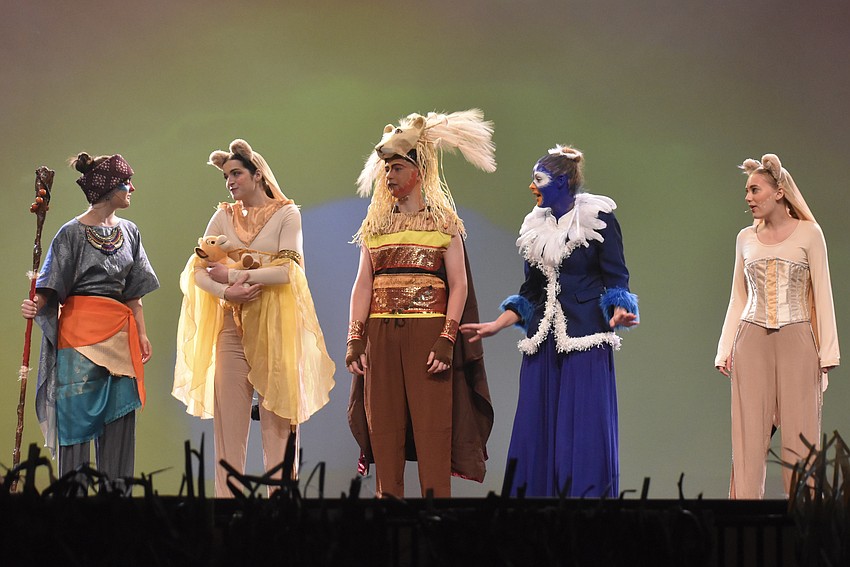 The Woodland Fine Arts Academy's high school cast performs The Lion King Jr. May 2.