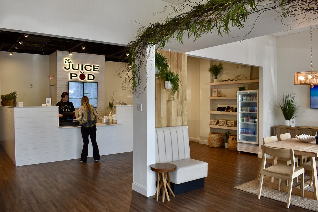 The Juice Pod serves cold press juices, smoothies, bowls, wellness shots and specialty toasts.