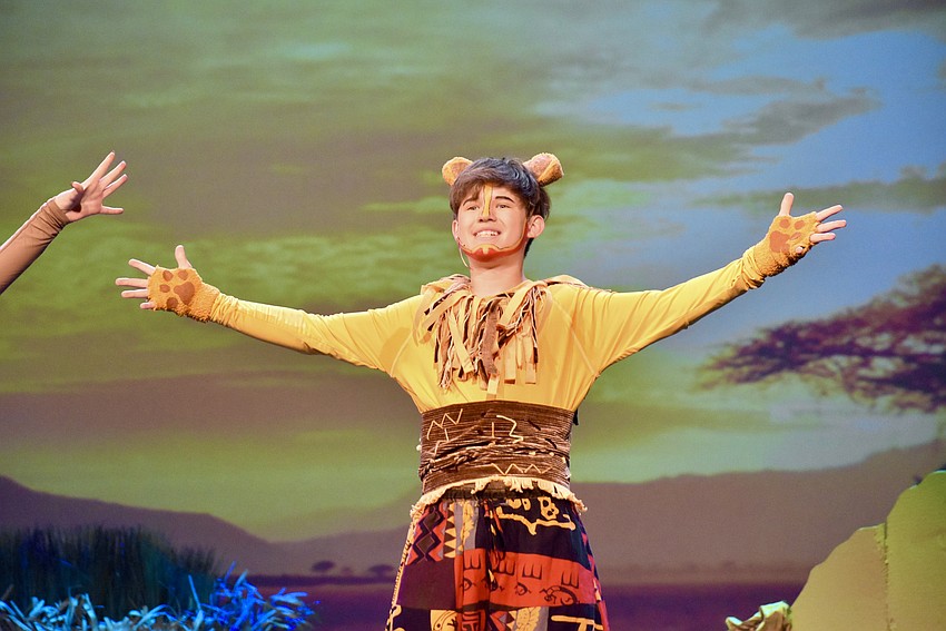 Chance Horvath plays Simba.