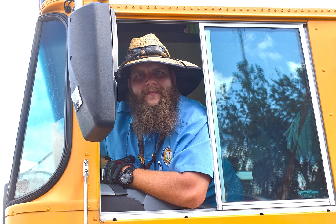 Christian Link described being a bus driver as his unexpected dream job. He has worked there for three and a half years and has trained other drivers for two and a half.
