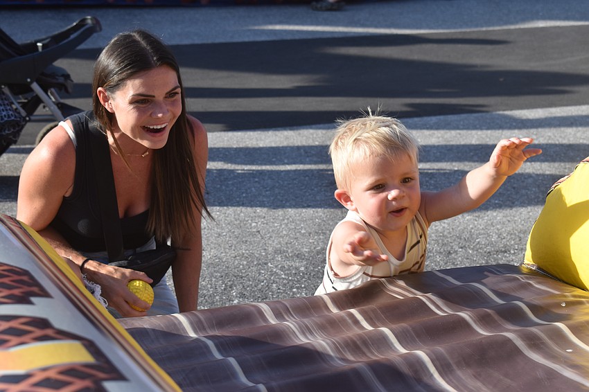 Bradenton resident Erin Jauch attended Music on Main with her 1-year-old son Wyatt Parsons to get out and enjoy the nice weather.