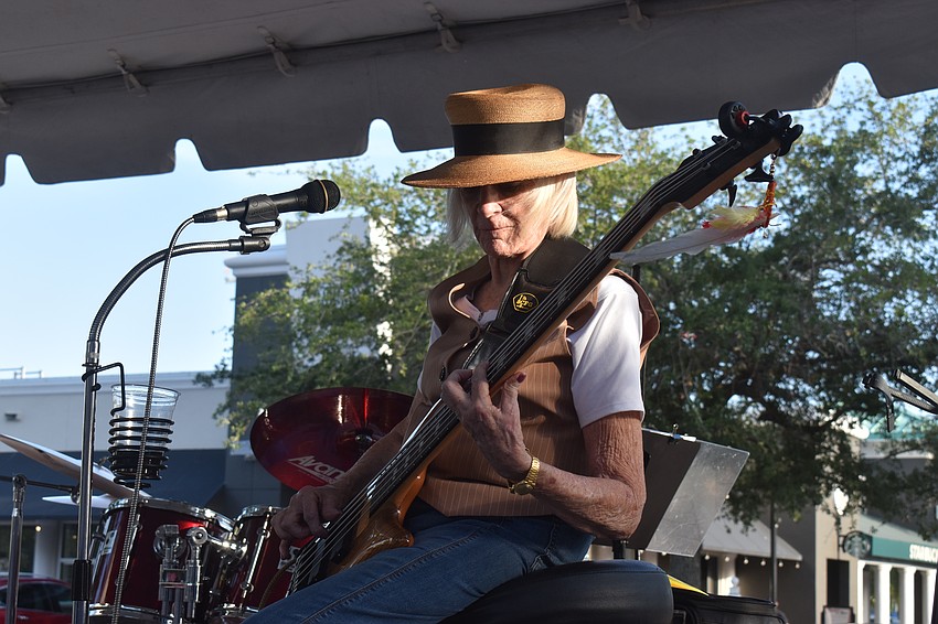 Beth Hammer plays bass for Bluestar and also has a radio show Velvet Hammer Blues, which airs on Sundays from 3-5 p.m.