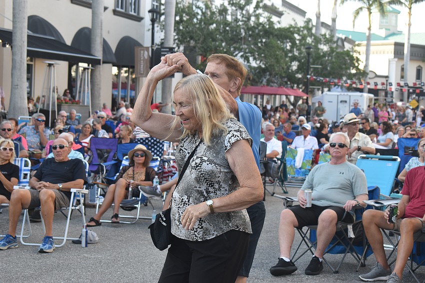Lakewood Ranch residents Jerry and Carol Wood have been married for 56 years and have no problem getting up and dancing in front of a crowd.