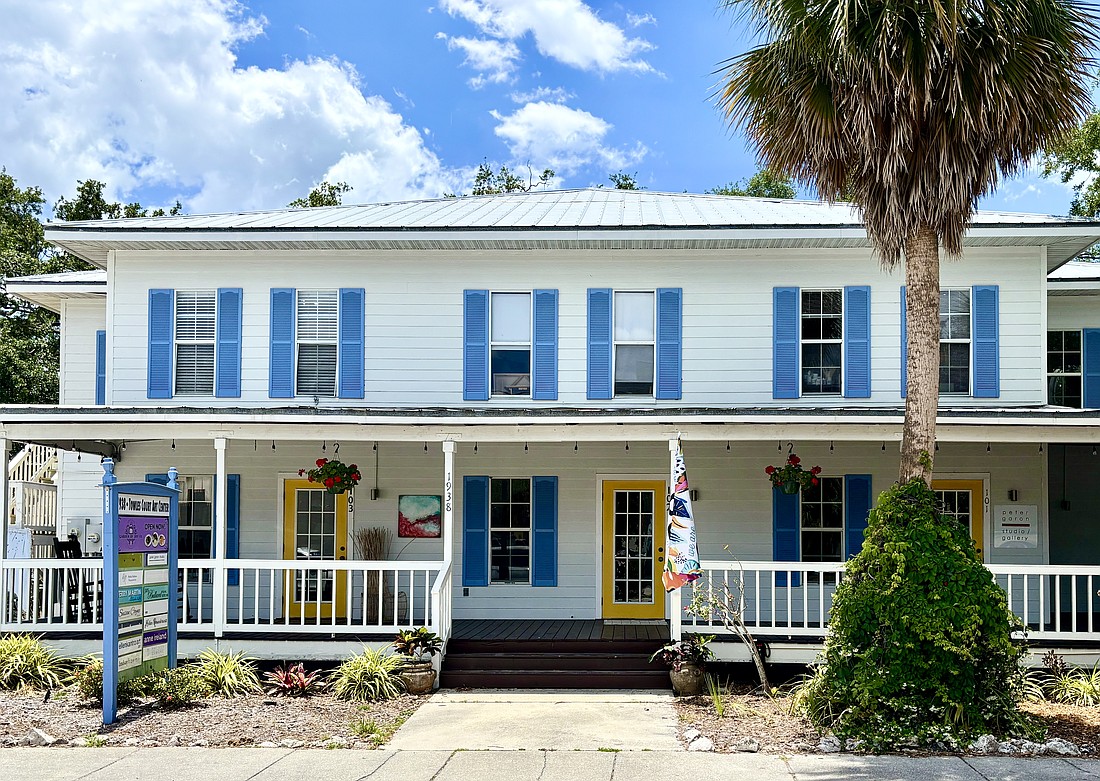 Towles Court Art Center is located in a 1920s building just footsteps from downtown.