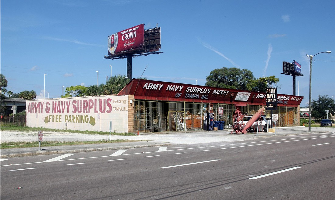 The Army Navy Surplus Market, which closed in 2013, was purchased by the city of Tampa in 2020.