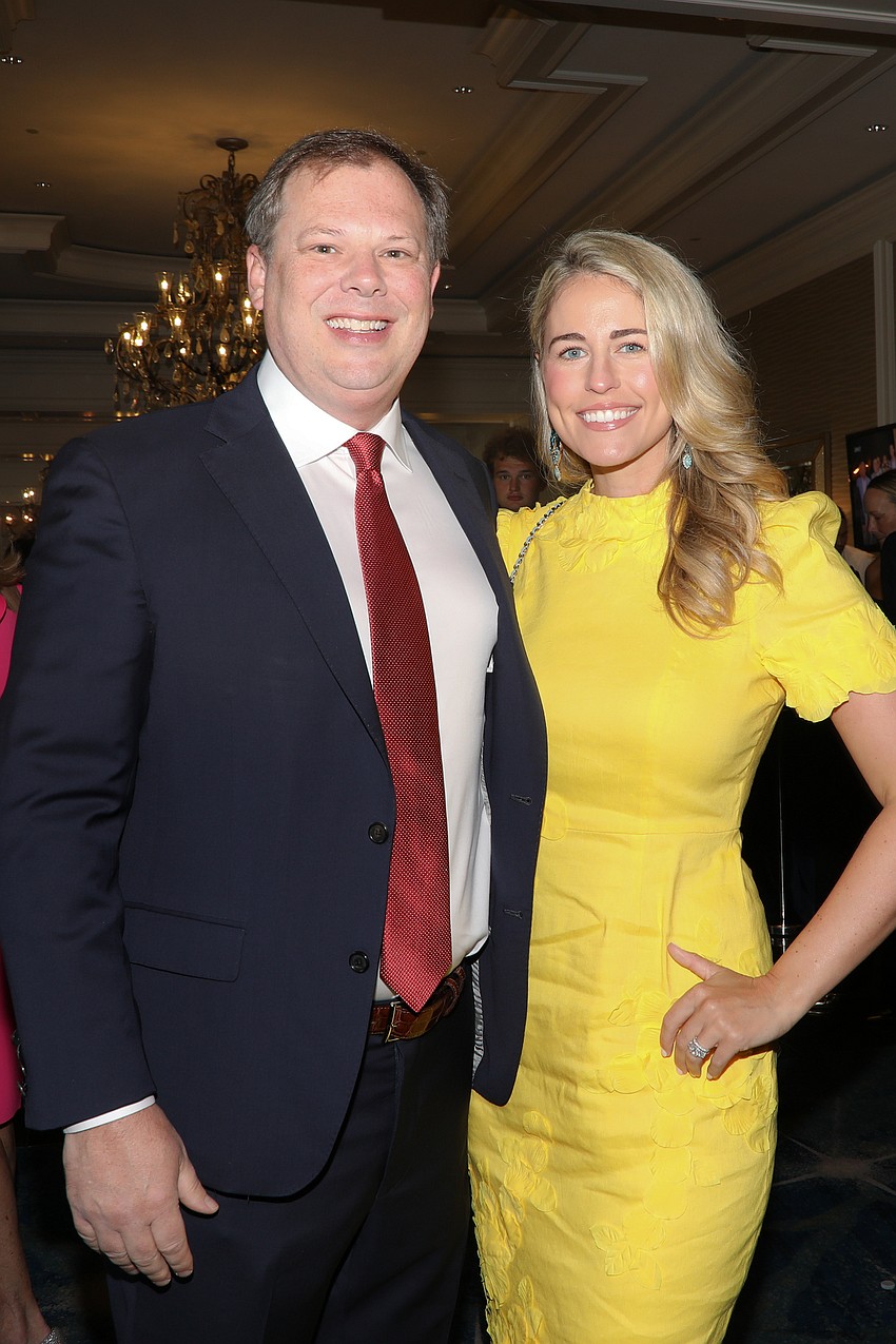 Sports agent Brian Parker and his country-singer wife Jillian Cardarelli look forward to the Dick Vitale Gala each year.