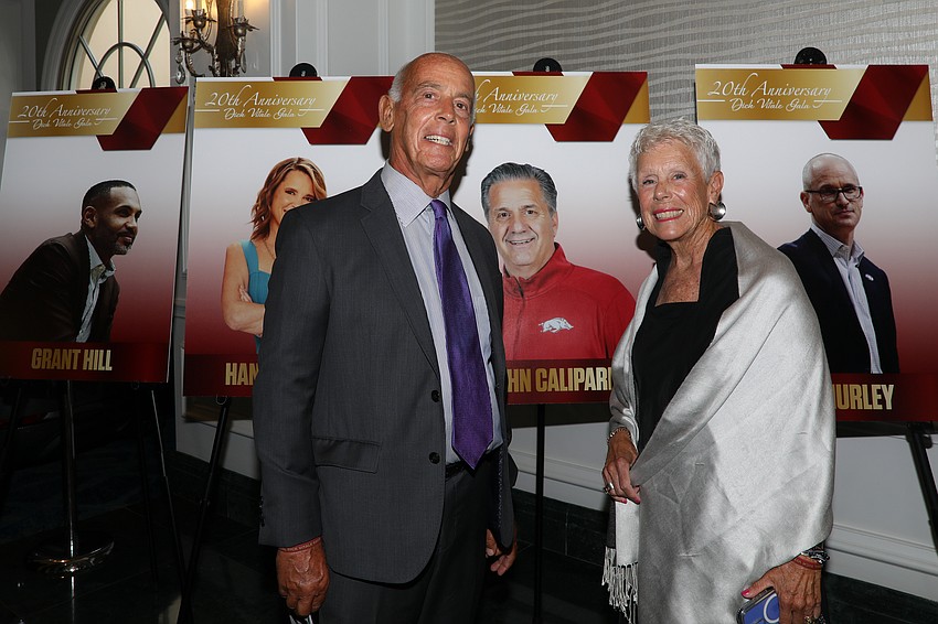 We would like to be photographed with John Calipari, please! And so they were: John and Betsy Baun have their wish met.