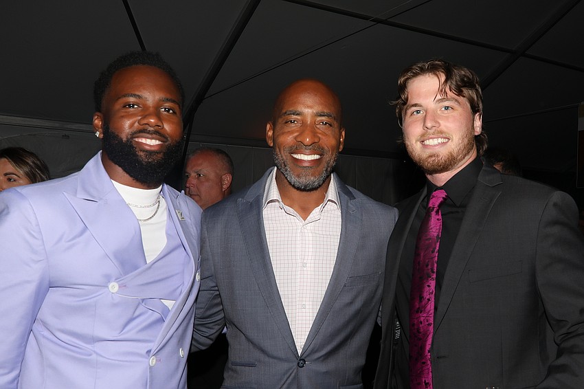 From Dick's All-Courageous Team is N'Jhari Jackson, former professional football player Rondé Barber and sports writer Steven Hieneman.