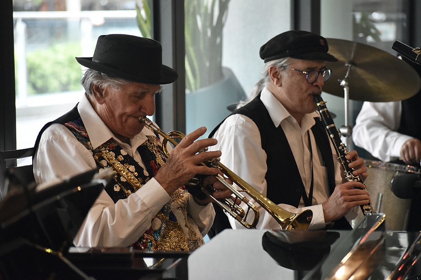 Joe Bruno, Sr. and Wayne Pearson perform with Eddie Kinder & the 151 Band.