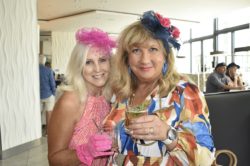 Lynn Rinehart and Patricia Albertin enjoyed spending time together.