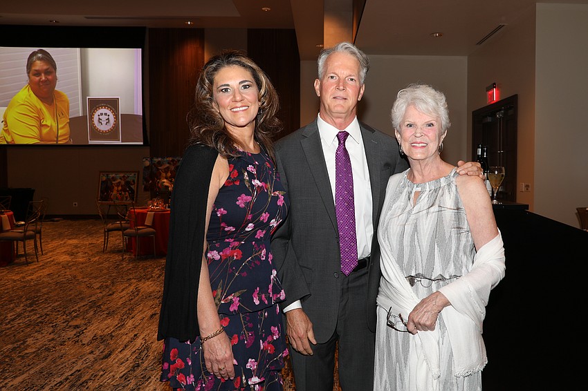 Michelle and Keith Hohler with Sandy Greenberg