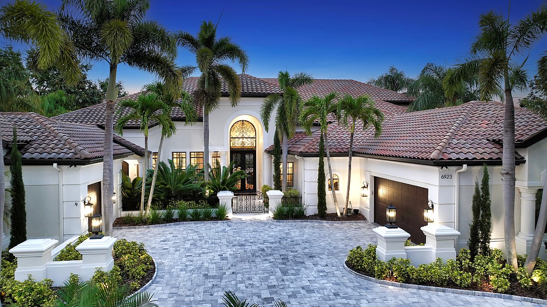 The home at 6923 Westchester Circle has five bedrooms, five-and-a-half baths, a pool and 6,010 square feet of living area.