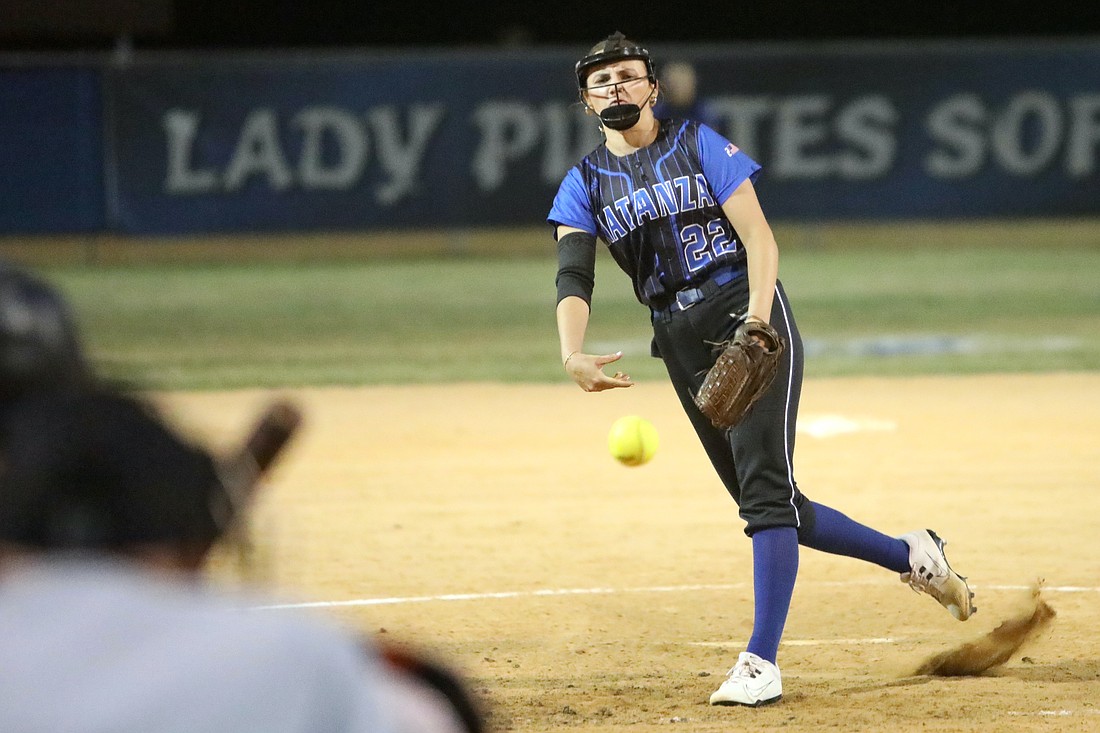 Matanzas senior Leah Steven has allowed just five earned runs in 17 games this season. File photo by Brent Woronoff