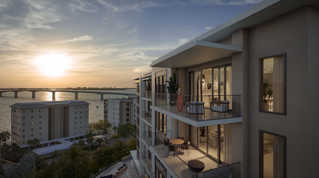 The Owen will contain 29 condos on the southern end of Golden Gate Point overlooking Sarasota Bay.