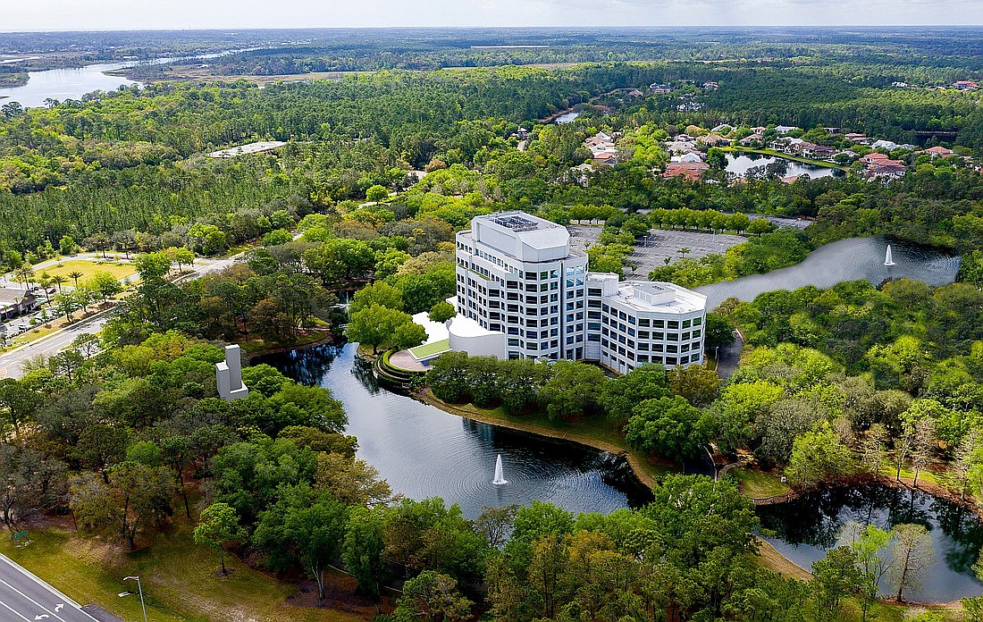 The 29.77-acre Allstate Campus office park, now called The Pondry, is at Butler Boulevard and San Pablo Road South.