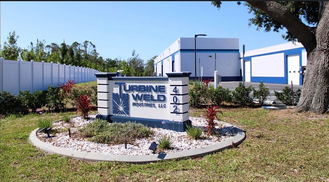 Turbine Weld has 60 employees at its location off Substation Road in Venice