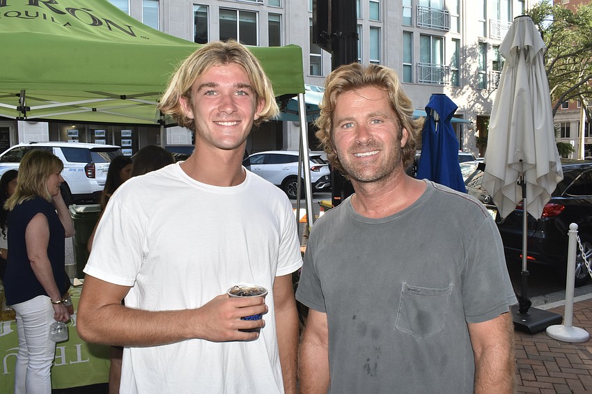 Jace Taylor and his father Andrew Taylor