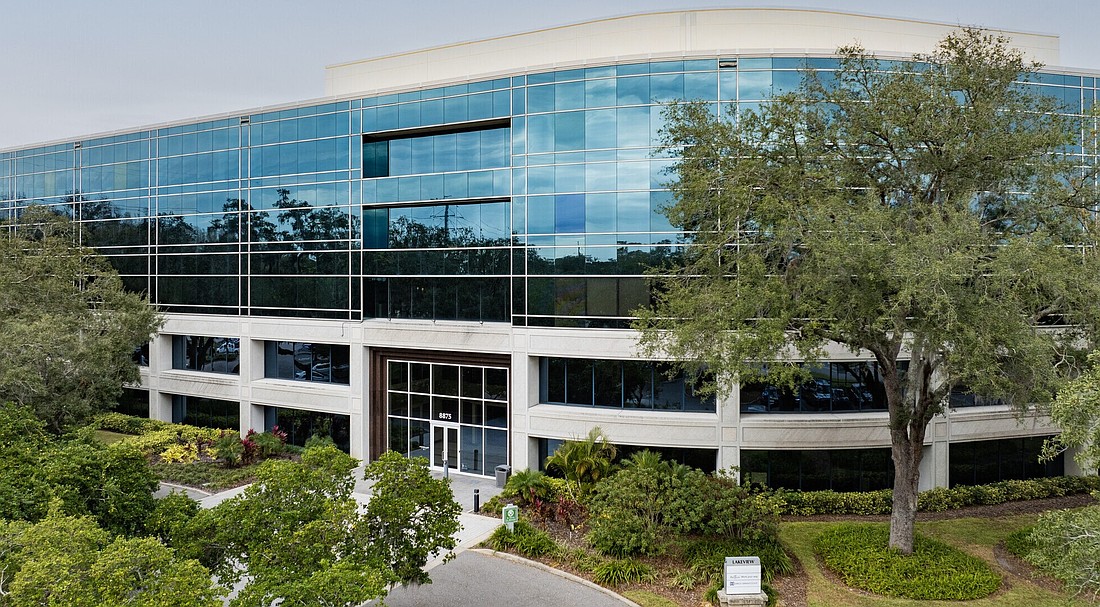 The 133,201-square-foot Tampa office building is at 8875 Hidden River Parkway near Interstate 75 and about two miles from the campus.