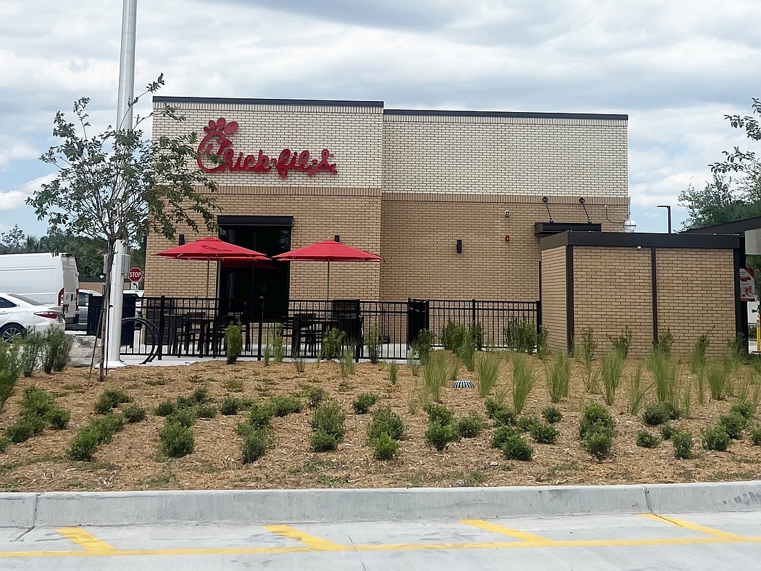 The rebuilt Chick-fil-a at 13375 Atlantic Blvd. has reopened.