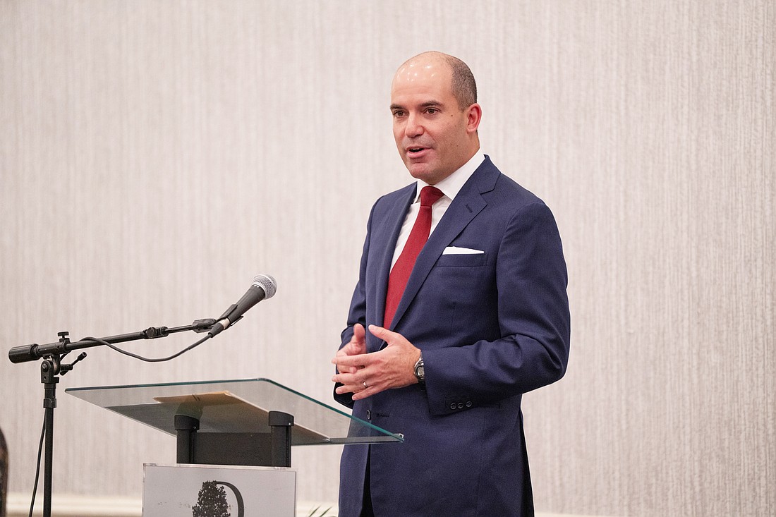 Roman Martinez, global chair of the Supreme Court and Appellate Practice group at Latham & Watkins in Washington, D.C., was the keynote speaker for the Jacksonville Bar Association Law Day luncheon May 1.