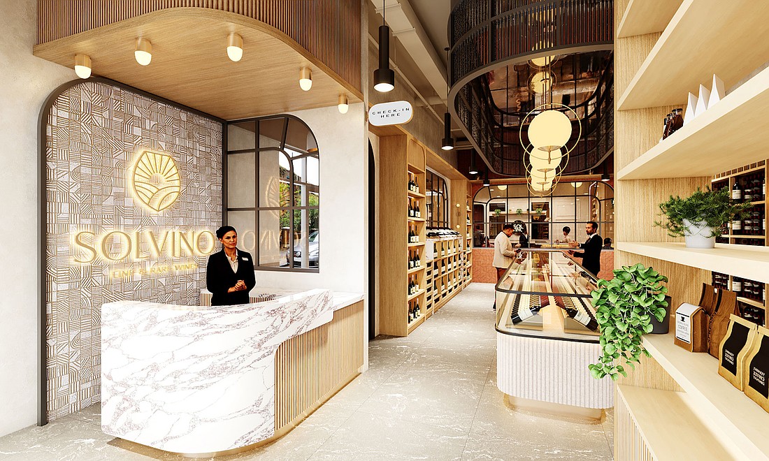 Solvino will be a private members wine bar and restaurant. It also will have a retail space open to the public to sell wine, gourmet goods and support other local businesses.