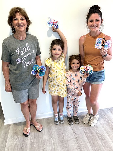 Cheryl Neve, her daughter Chelsea Adorante (right) and grandchildren Cora and Kaia. Courtesy photo