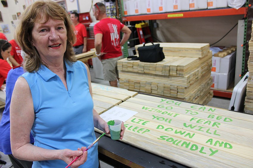 Lisa Diggins' first day of work for Keller Williams came on Red Day. She said the company's desire to give back to the community is 