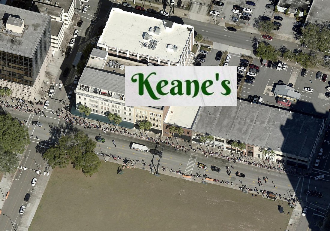 Keane’s Irish Pub is planned at 315 E. Bay St. in Downtown Jacksonville. It is being developed by the owners of Decca Live music and dance club next door to the east.