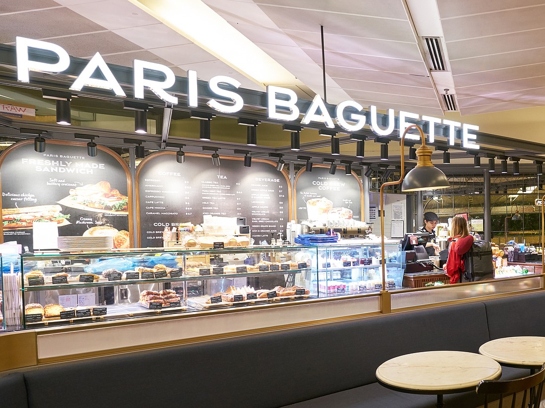 Paris Baguette, a bakery cafe with more than 4,000 locations around the world, is in review to build-out space in St. Johns Town Center.