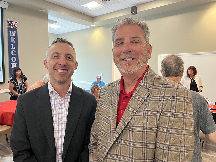 Manatee County Deputy County Administrator Bryan Parnell and County Administrator Charlie Bishop are both veterans. Parnell served in the Navy, and Bishop served in the Air Force.
