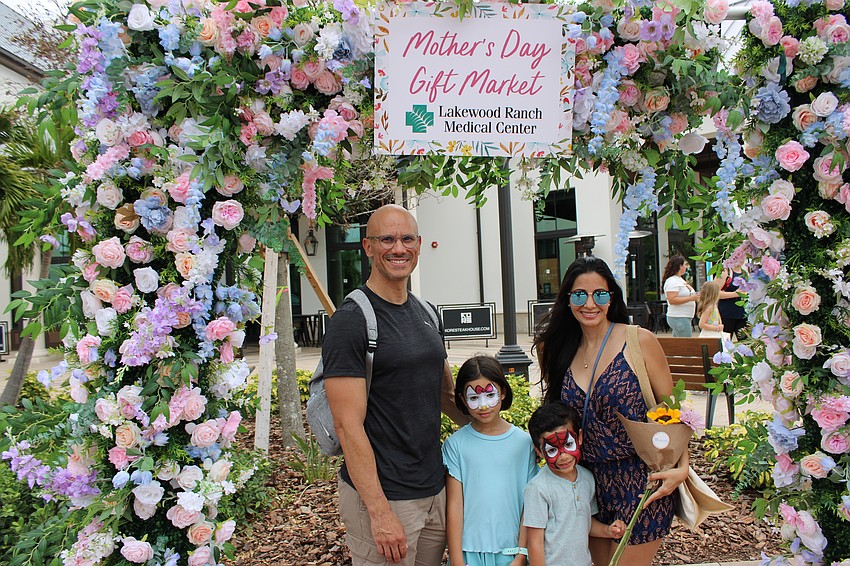 Star Farms' Jorge Diaz, 7-year-old Eleni, 4-year-old Diego, and Zenida came to the special Mother's Day event as a treat to mom Zenida, whose birthday was the next day on May 11. Jorge says Zenida is a great mom who is caring and detail-oriented.