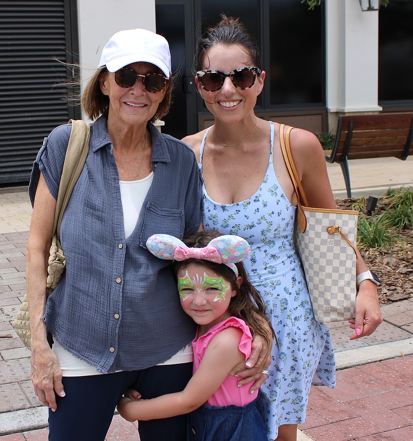 Ellen Hillier is celebrating being the mom of Samantha Hillier, who is the mom of 4-year-old Palmer Hillier. Samantha and Palmer live in Lakewood Ranch while Ellen was visiting from Massachusetts.