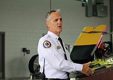 Paul Dezzi is the fire chief of the Longboat Key Fire Rescue Department and the town's emergency manager.