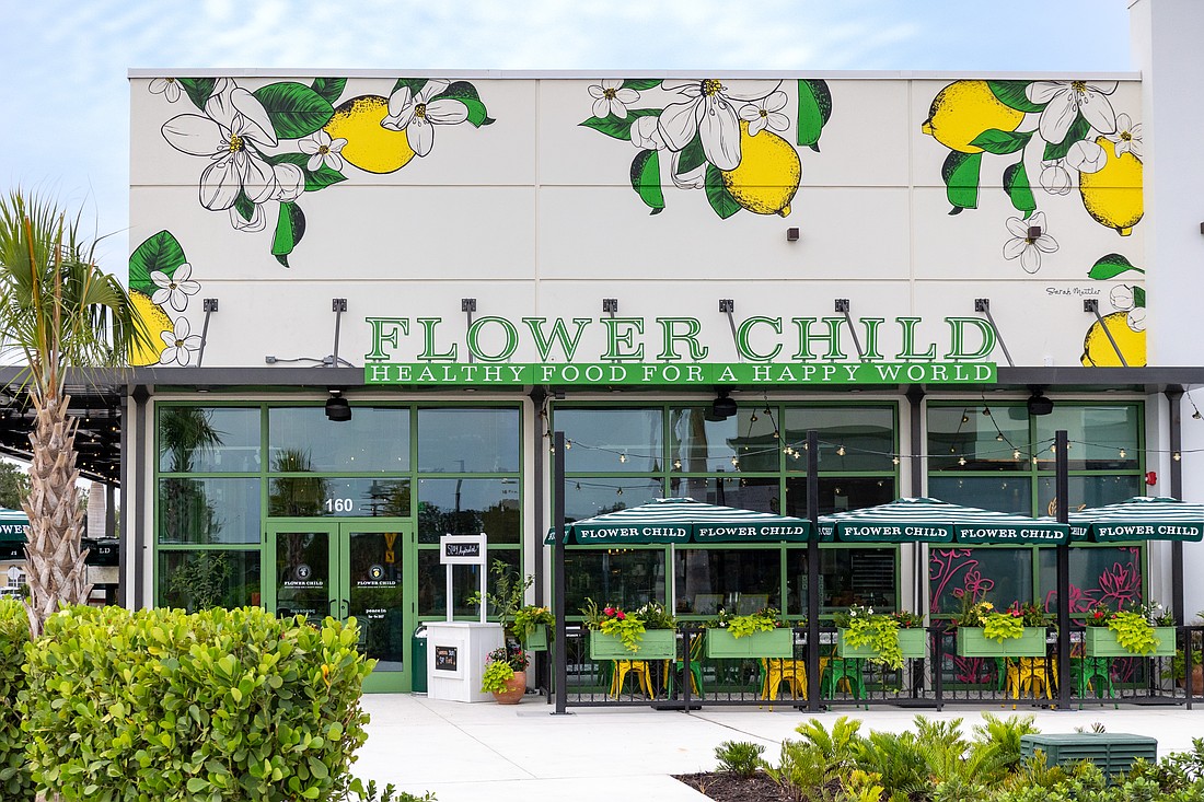Flower Child is at 6532 University Parkway in Sarasota County.