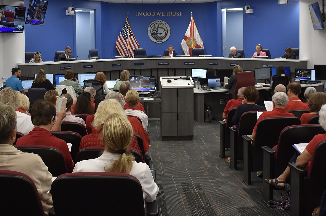 Manatee County commissioners hold the second of two required public hearings May 8 to request "extraordinary circumstances" from the state to raise impact fees.