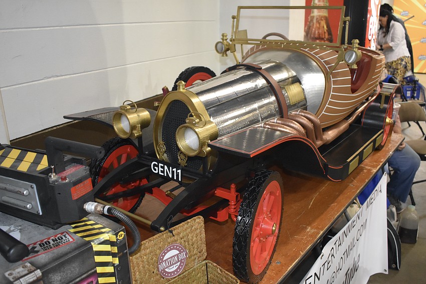 Doug Vaters of St. Pete built this model of Chitty Chitty Bang Bang.