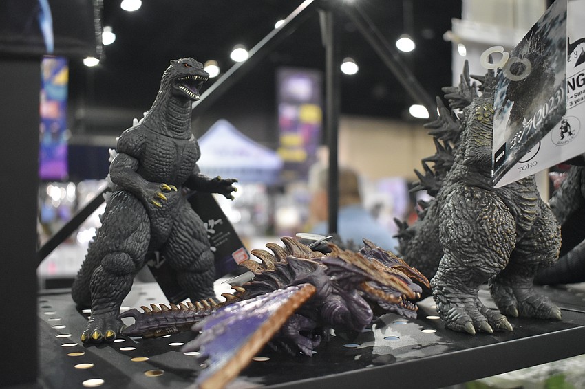 Comics, memorabilia and other items were sold at the event.